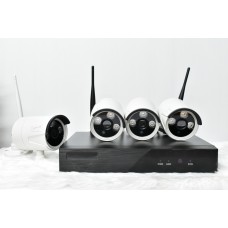 CCTV Set. 4CH IP CAMERA HIKARI H-614